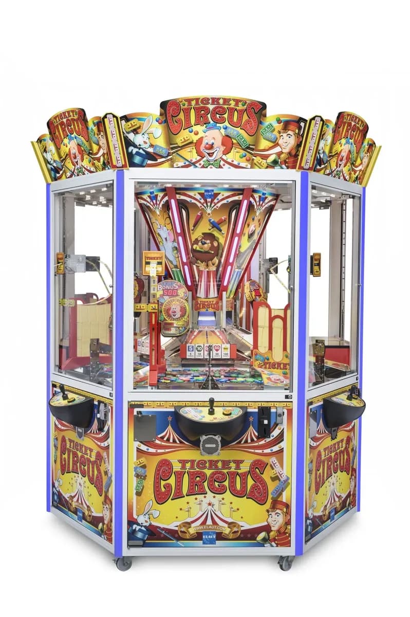 ELAUT Ticket Circus coin pusher
