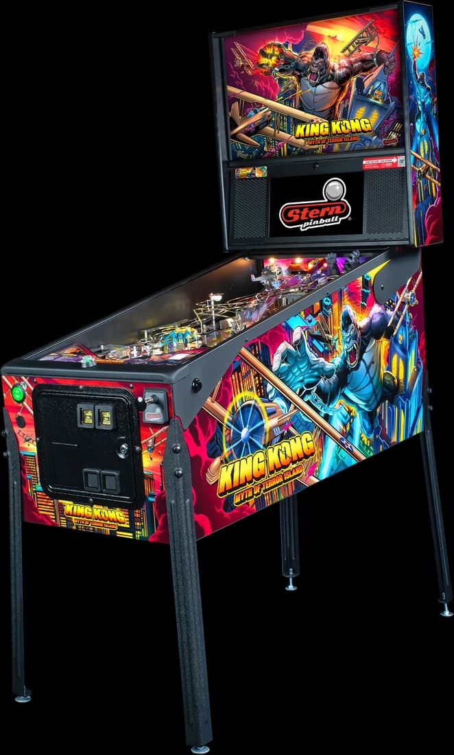 King Kong: Myth of Terror Island pinball cabinet by Stern