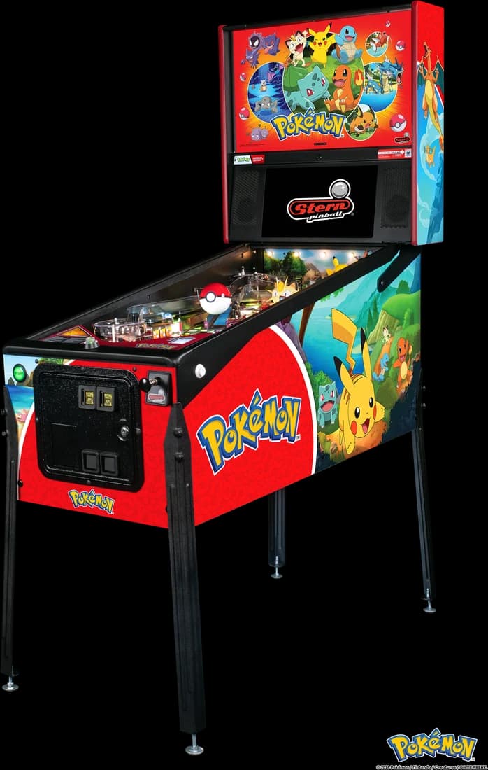 Pokémon by Stern Pinball cabinet