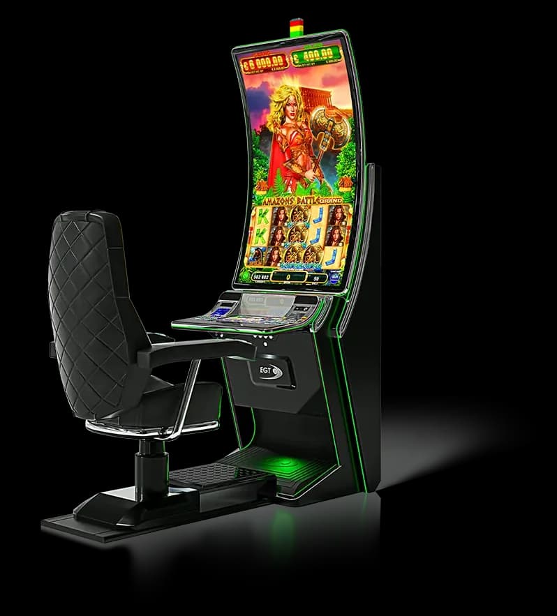 EGT G 55 C VIP curved cabinet with multimedia chair