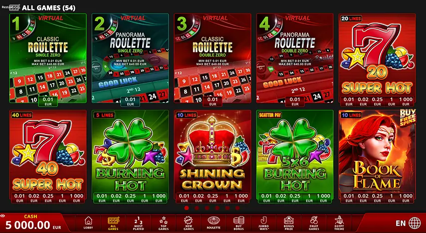 Power Red Selection