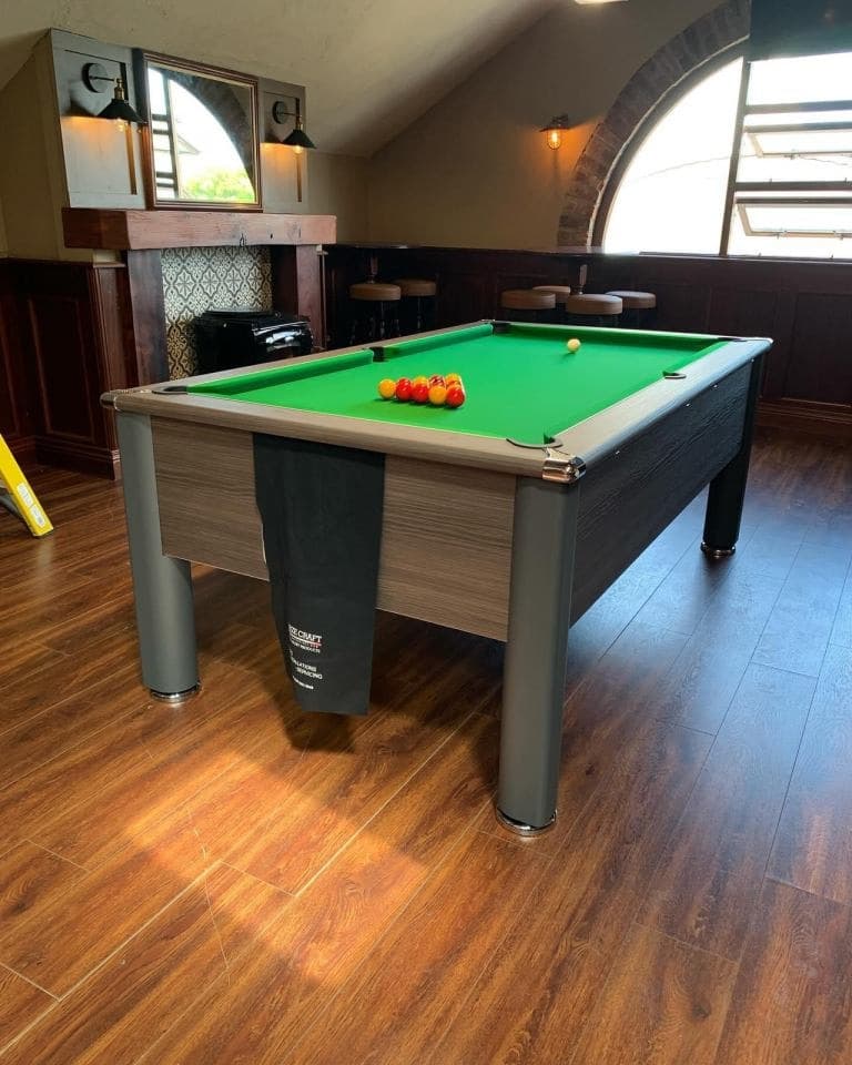Supreme Match Pool Table in a pub games room