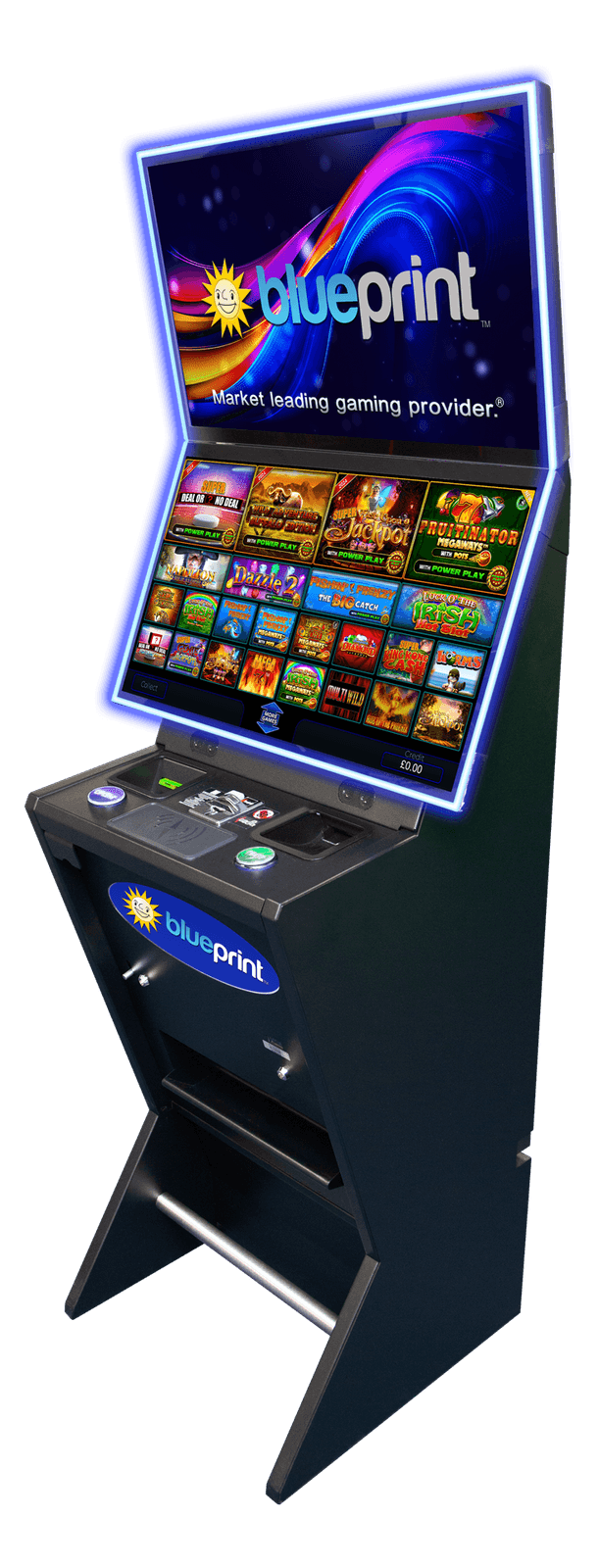 Blueprint Ultramax dual-screen pub gaming cabinet